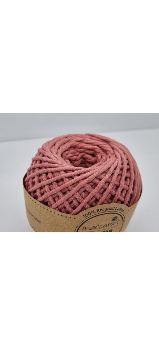 Sfoara bumbac violet pastel, Maccaroni Cotton Premium, fir de 2 mm grosime, 100g