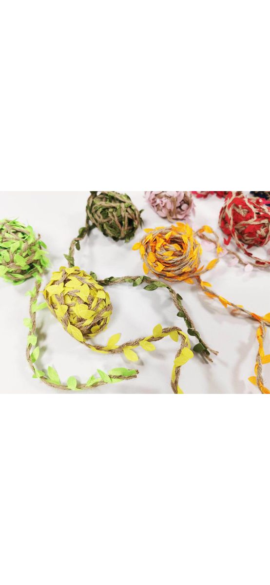Sfoară decorativă cu frunze colorate - set 8 bucăţi