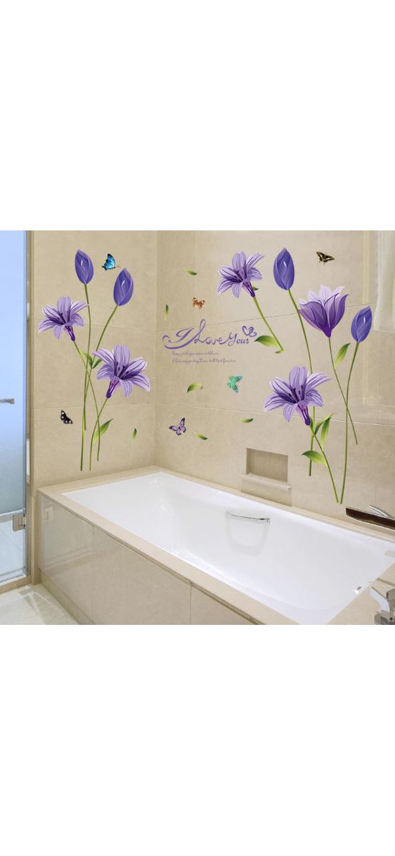 Stickere flori, Folina, decor mov