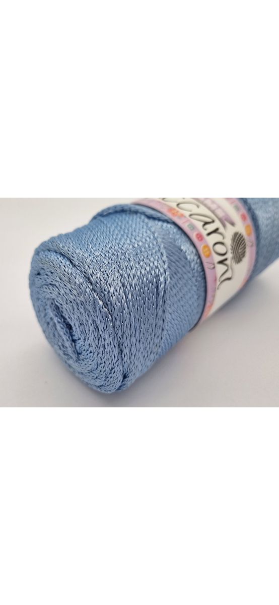 Snur bleu, Maccaroni PP Macrame, 2-3 mm grosime