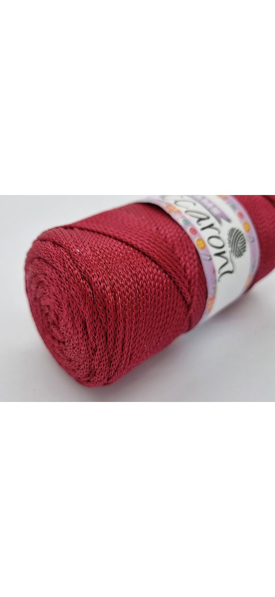 Snur visiniu, Maccaroni PP Macrame, 2-3 mm grosime