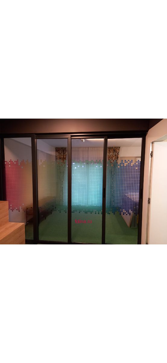 Folie sablare decorativă Spectrum, Folina, imprimeu multicolor - 98x300 cm