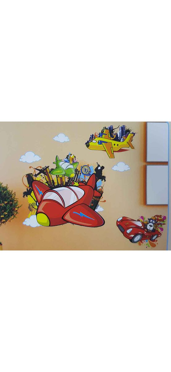 Sticker 3D Avioane