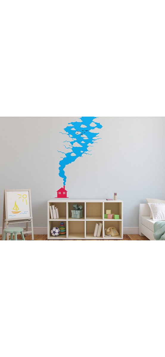 Sticker 3D Blue Sky