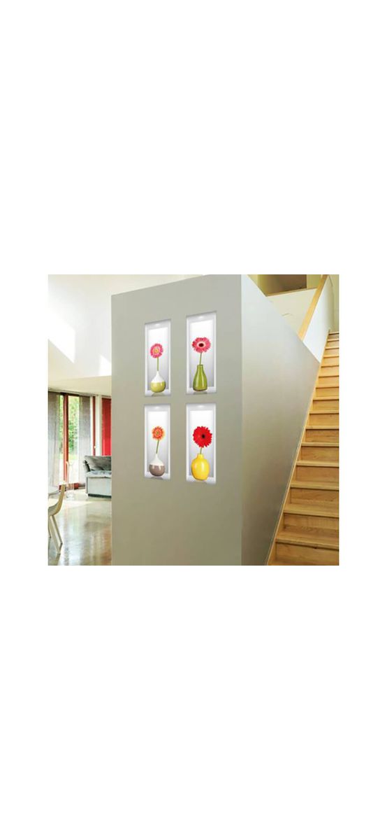 Sticker perete 3D Flower Decor