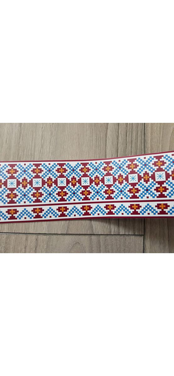 Set 10 borduri autoadezive decorative, cu motive tradiţionale româneşti, Folina08 , 7x100 cm