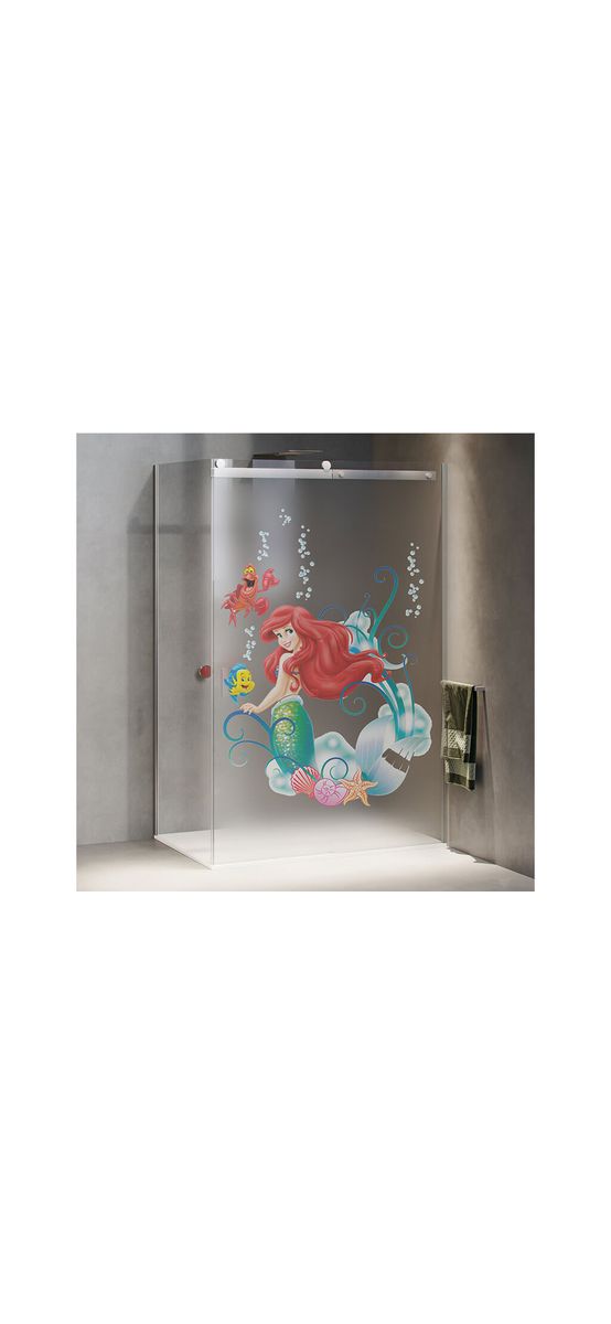 Sticker Mica Sirenă Ariel, Komar, pentru copii, multicolor
