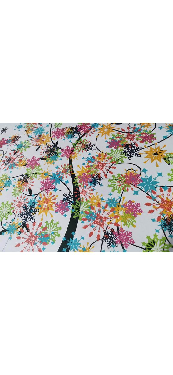 Sticker Copac colorat, 60 cm înălţime
