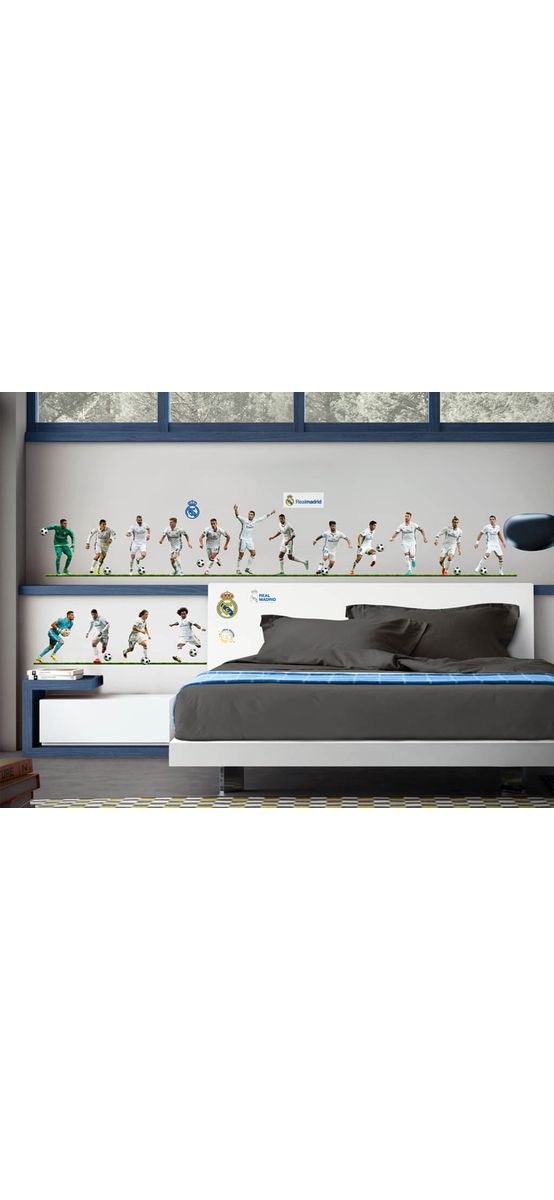 Sticker 16 fotbalişti Real Madrid, Imagicom, autoadeziv