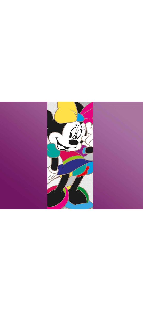 Fototapet Minnie Colorful, Komar, pentru copii, multicolor-73x202 cm