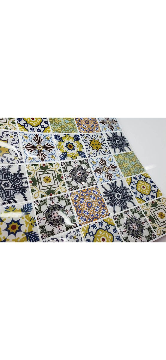 Faianţă autoadezivă 3D Smart Tiles Porto, Folina, multicolor - set 10 bucăţi