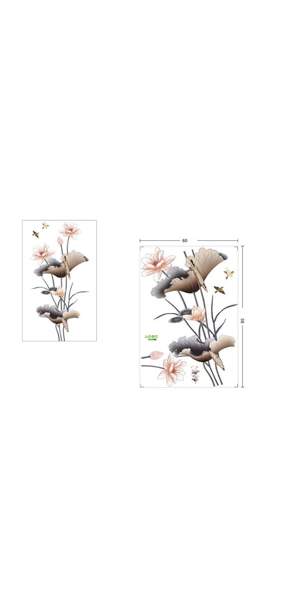 Stickere flori, Folina, decor floral bej 50x110 cm