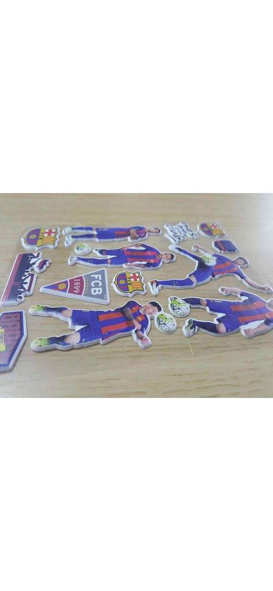 Sticker fotbalişti FC Barcelona, Imagicom, autoadeziv