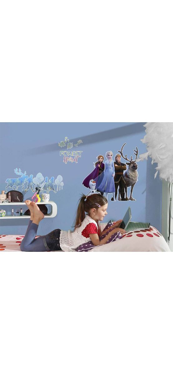 Sticker cameră fete Frozen 2, Komar, Forest Spirit, multicolor