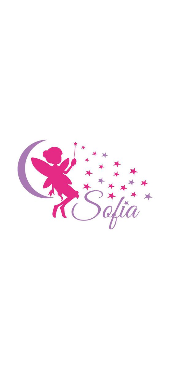 Sticker cameră fete Magia Zânei, Folina, multicolor, 80 x 120 cm