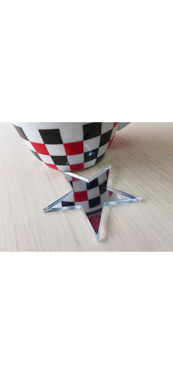 Set 50 stickere steluţe, decoraţiune perete din oglindă acrilică argintie