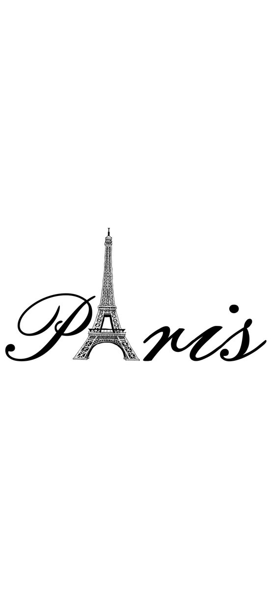 Sticker Paris, Folina, decorațiune pentru perete, dimenisune sticker 95x180 cm