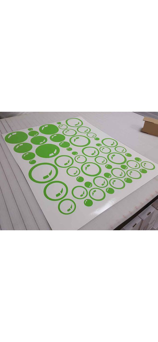 Sticker perete Bubbles, Folina, în formă de cercuri și buline, set 50 bucăți