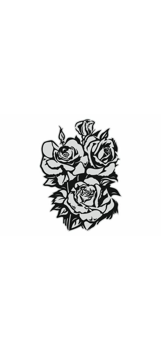Sticker perete model floral Calipso