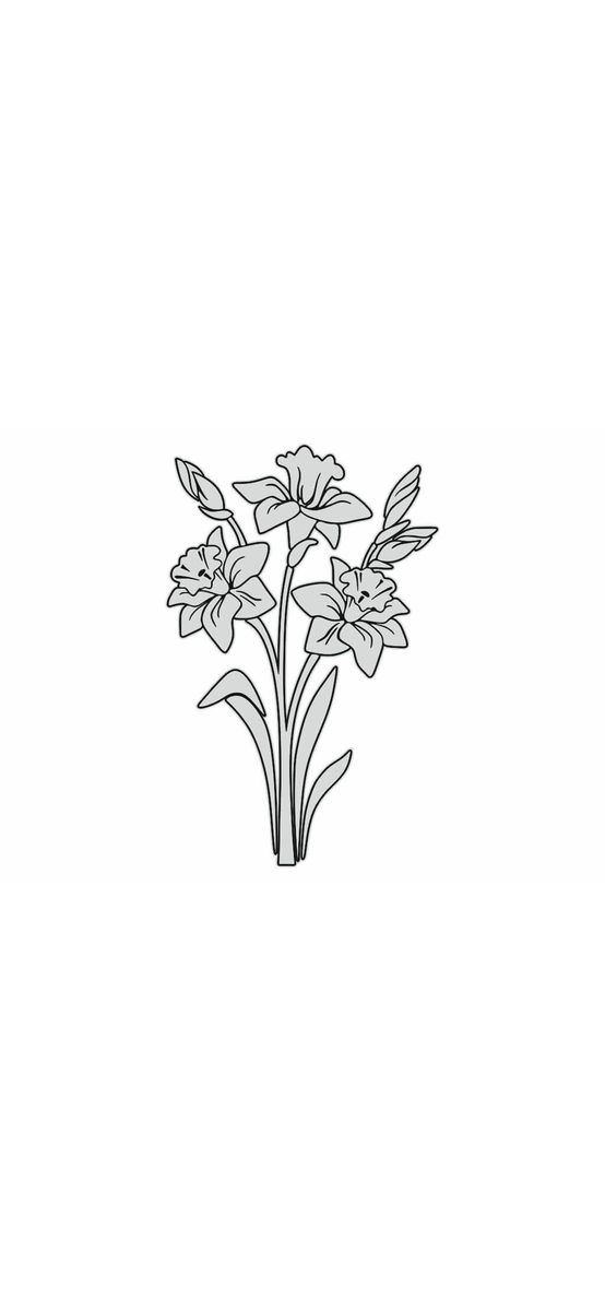 Sticker perete model floral Celine