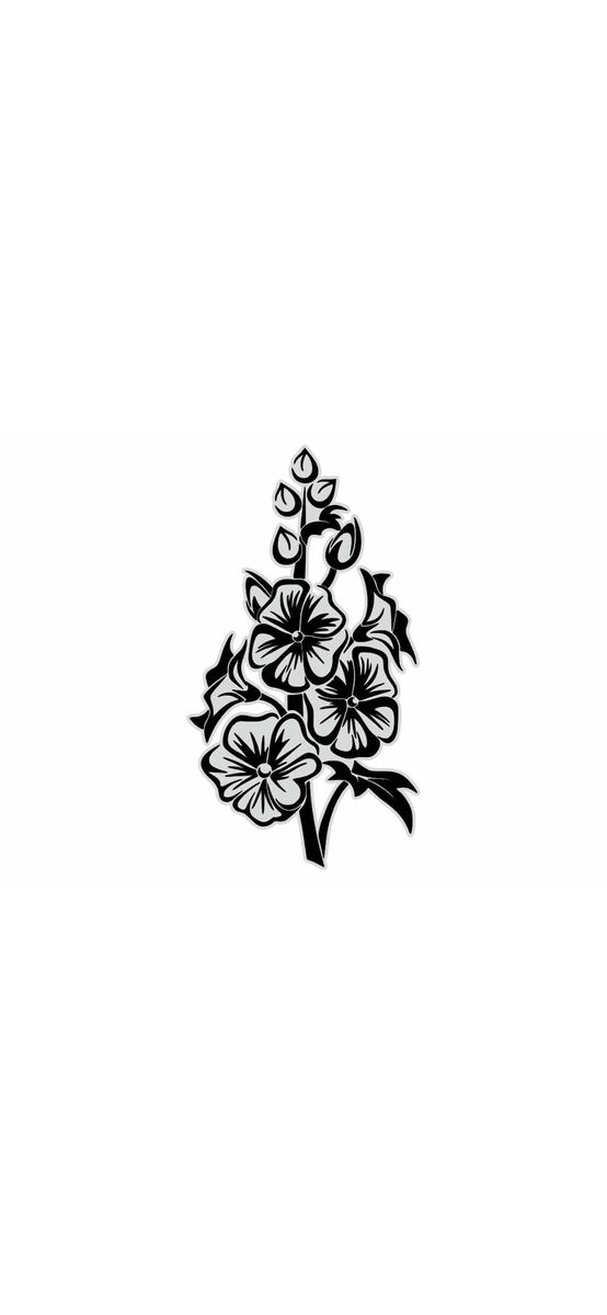 Sticker perete model floral Coralo