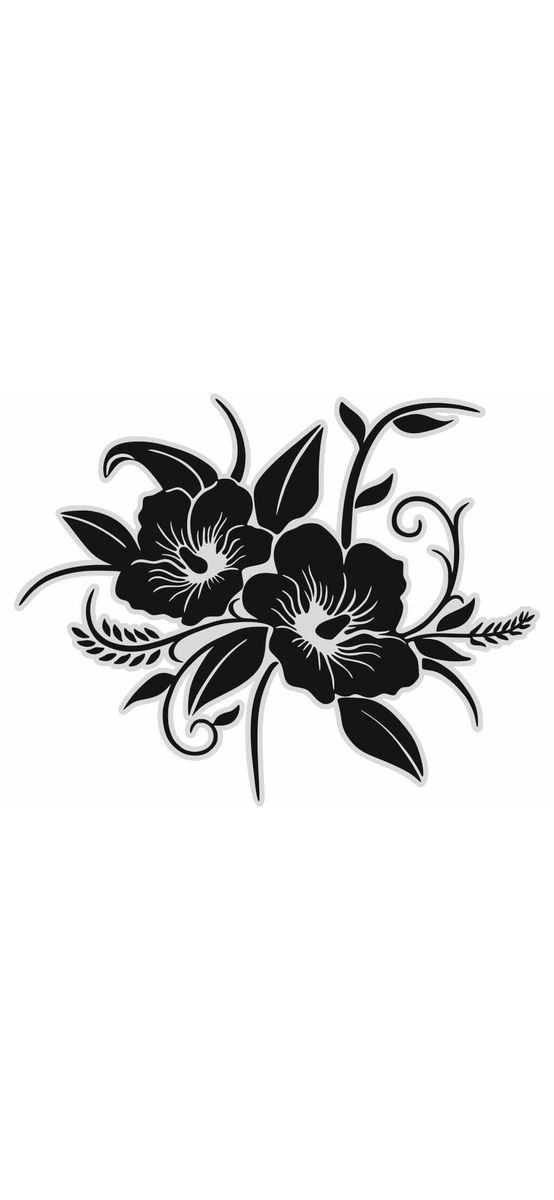 Sticker perete model floral Hilton