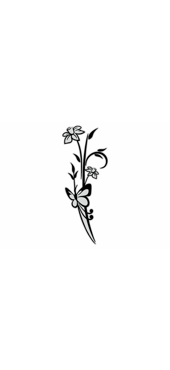 Sticker perete model floral Lumi