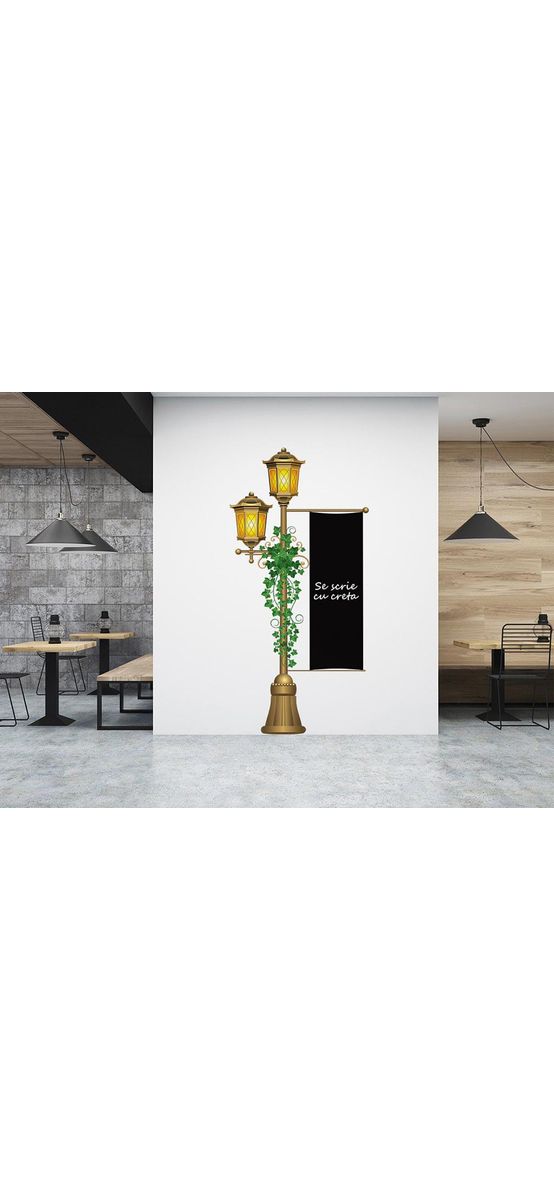 Sticker perete tablă de scris Panou, 100x200 cm