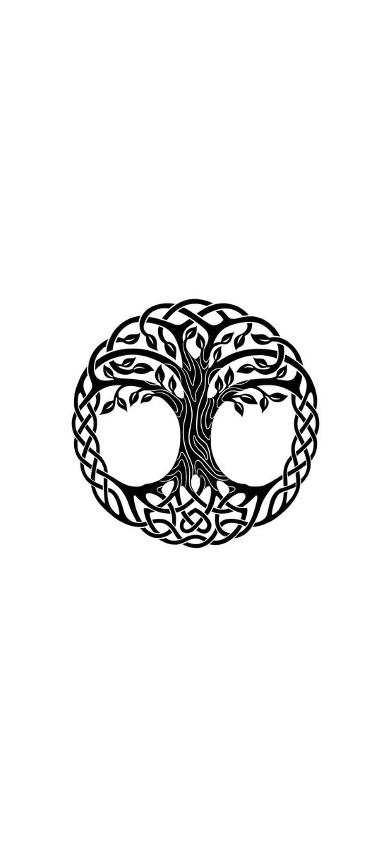 Sticker Tree of life, Folina, decorațiune pentru perete, dimensiune sticker 60 cm