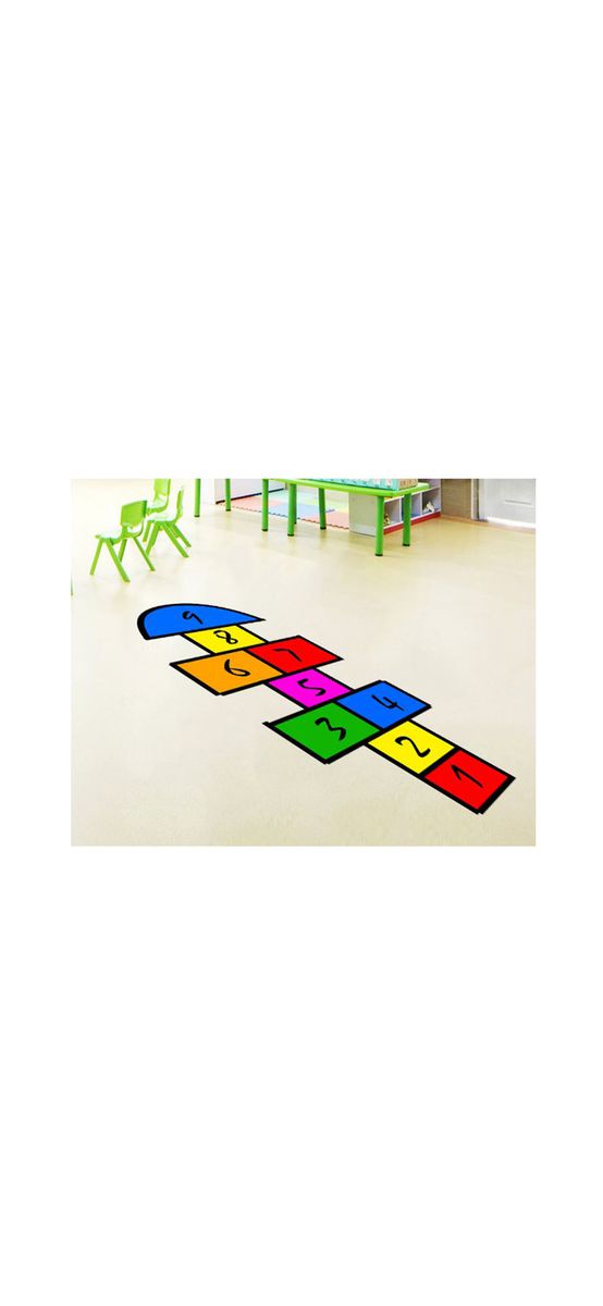 Sticker cameră copii Şotron cu chenare colorate, 130 cm