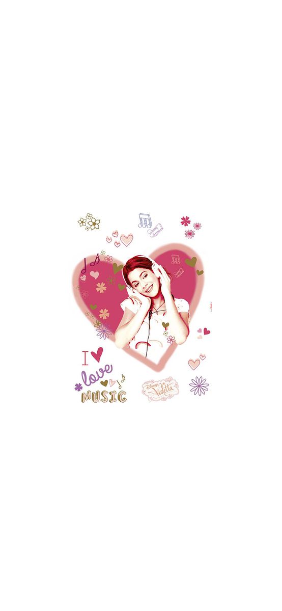 Sticker Violetta, Komar, decorațiune roz, planşă sticker de 50x70 cm