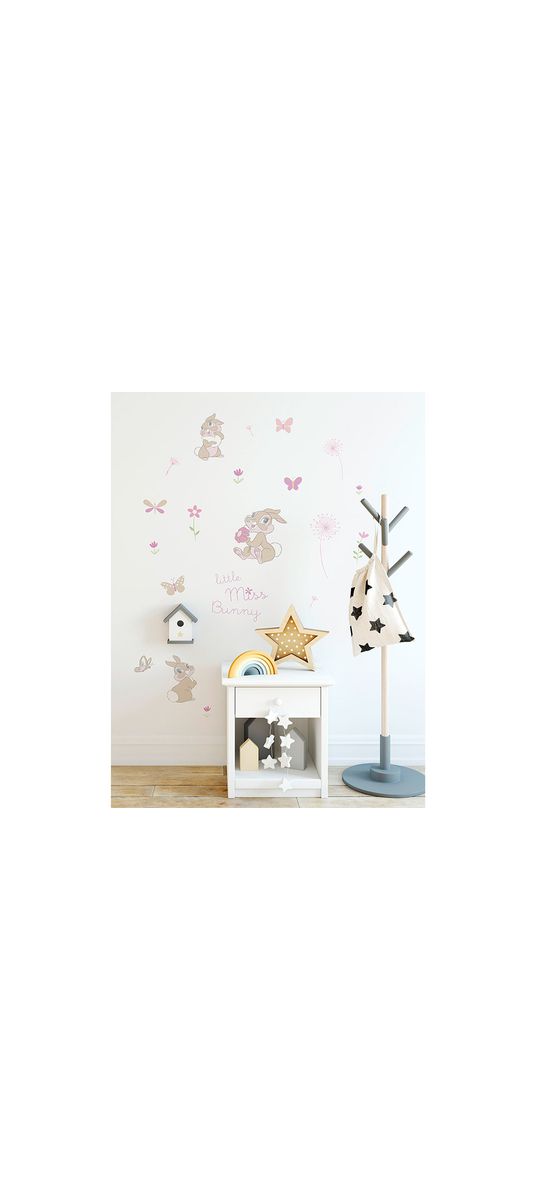 Stickere cameră fete, Little Miss Bunny, Komar, planşă de 50x70 cm