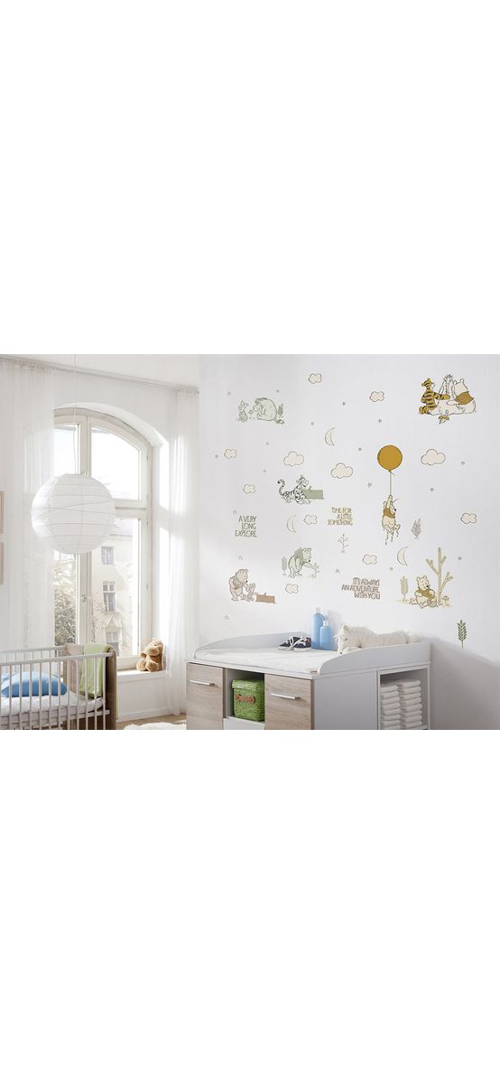Set 47 Stickere Winnie Woodland, Komar, pentru cameră copii