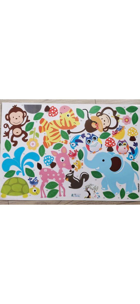 Sticker cameră copii, Folina, Veselie în natură, multicolor