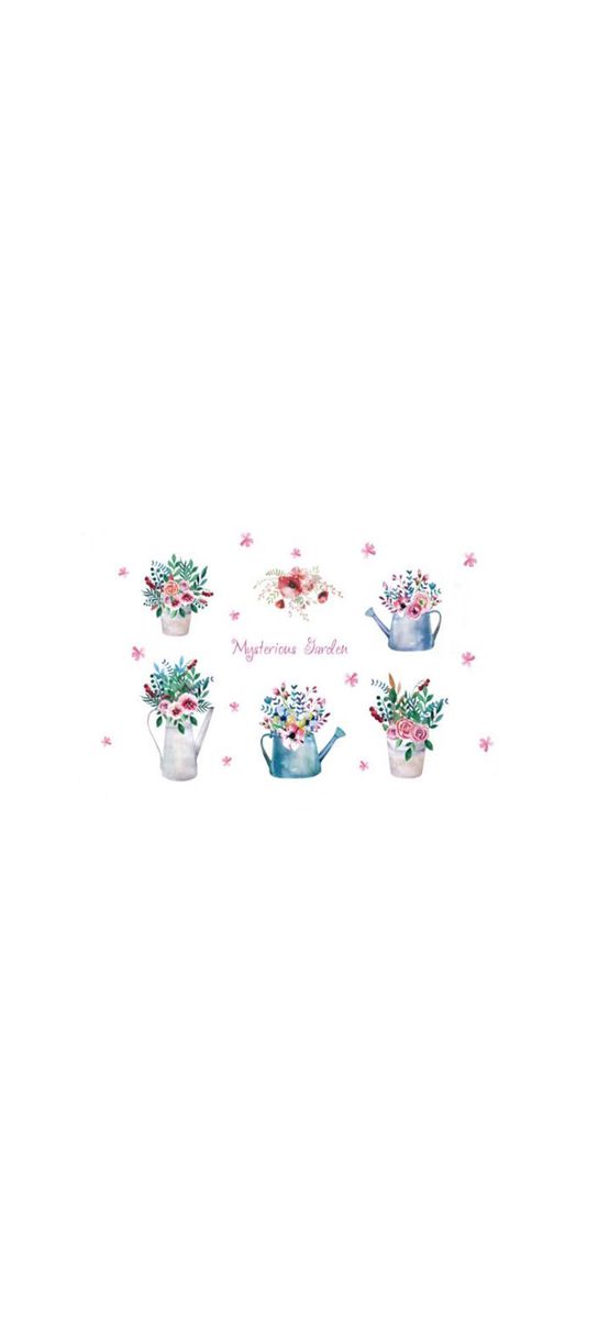 Stickere Ghivece cu flori, Folina, decor floral multicolor