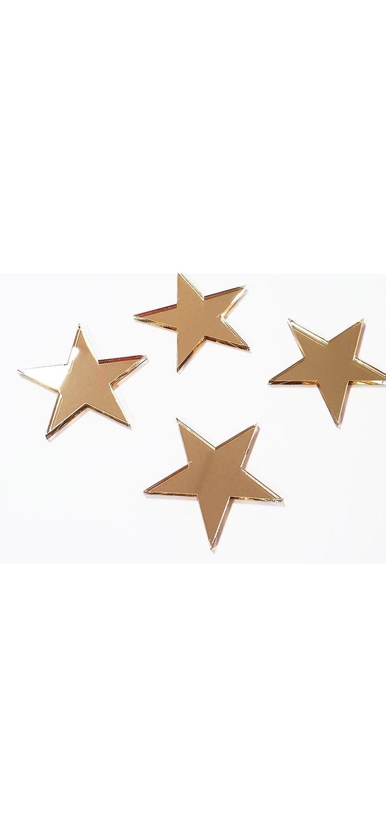 Set stickere oglindă Steluţe aurii Twinkle