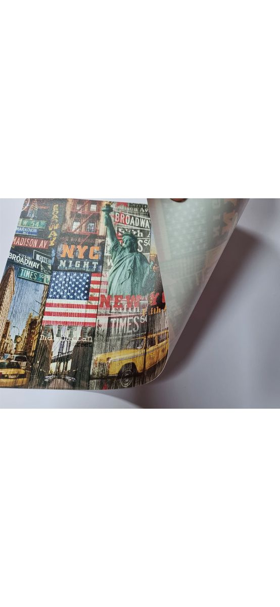 Suport farfurie Times Square, d-c-fix, din pvc multicolor, 29x44cm