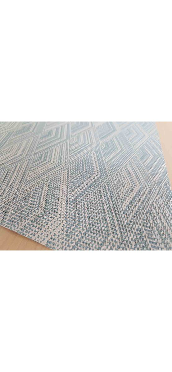 Suport farfurie masă Cubic, Folina, imprimeu geometric, vernil, 45 x 30 cm