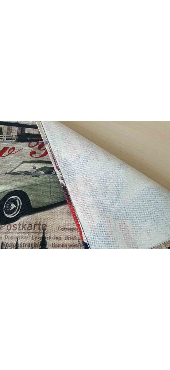 Set 6 Suport farfurie textil, Folina, imprimeu cu orașul New York, 42 x 30 cm