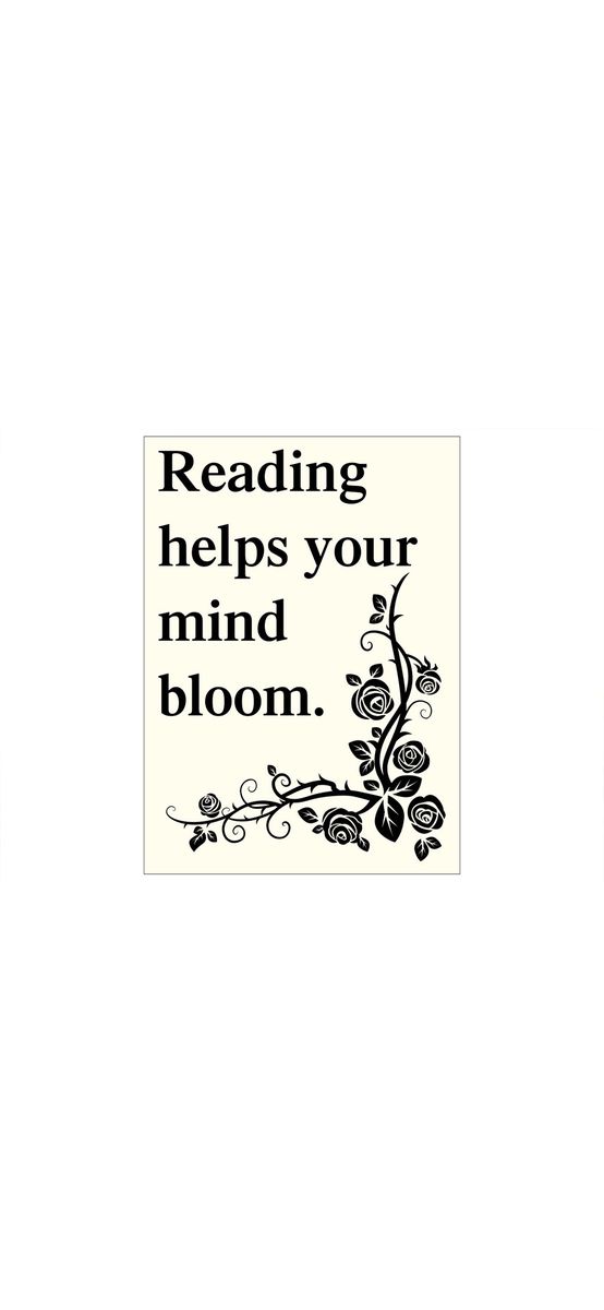 Tablou mesaj motivaţional Reading