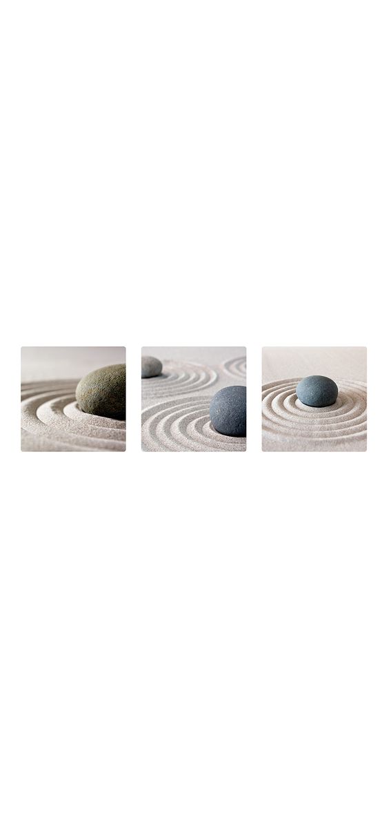 Tablou Zen, AGDesign, decorațiune din acril printat, tablou set 3 bucăți