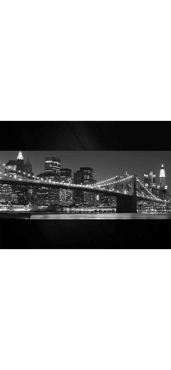 Tablou New York Skyline, Eurographics, aspect lucios, 125 x 50 cm