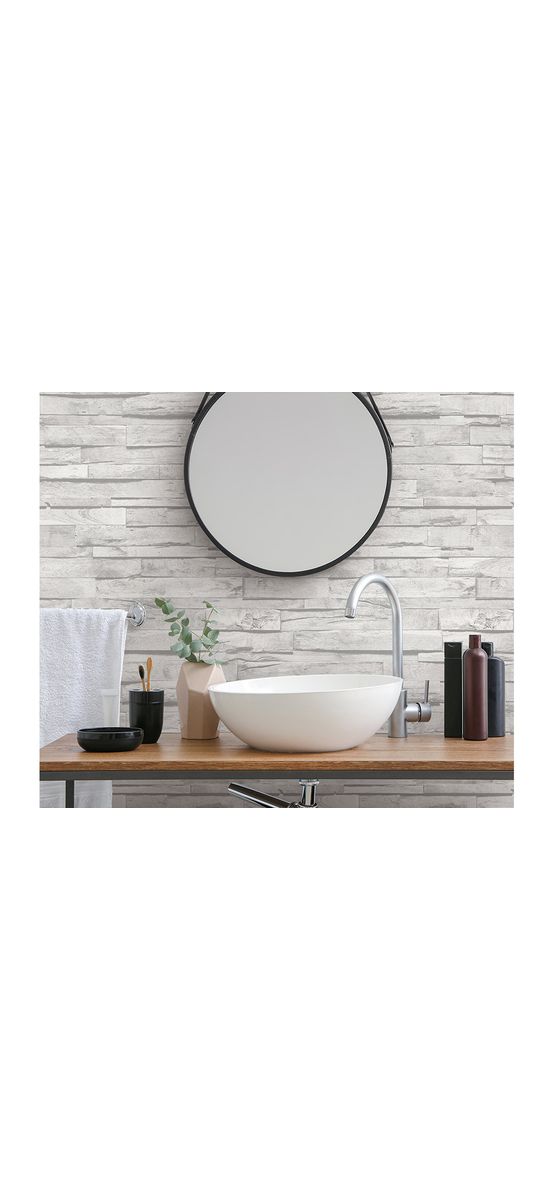 Tapet imitaţie piatră decorativă gri, Erismann Imitations 1018110