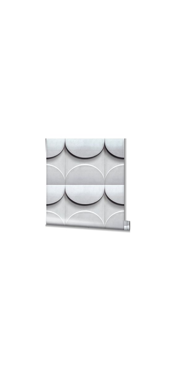 Tapet 3D model geometric gri, Marburg Kyoto 34489, vlies, rolă de 0.53x10 metri