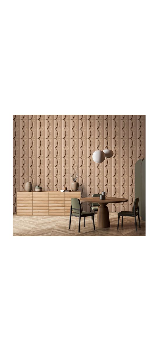 Tapet 3D model geometric maro teracotă, Marburg Kyoto 34490, vlies, rolă de 0.53x10 metri