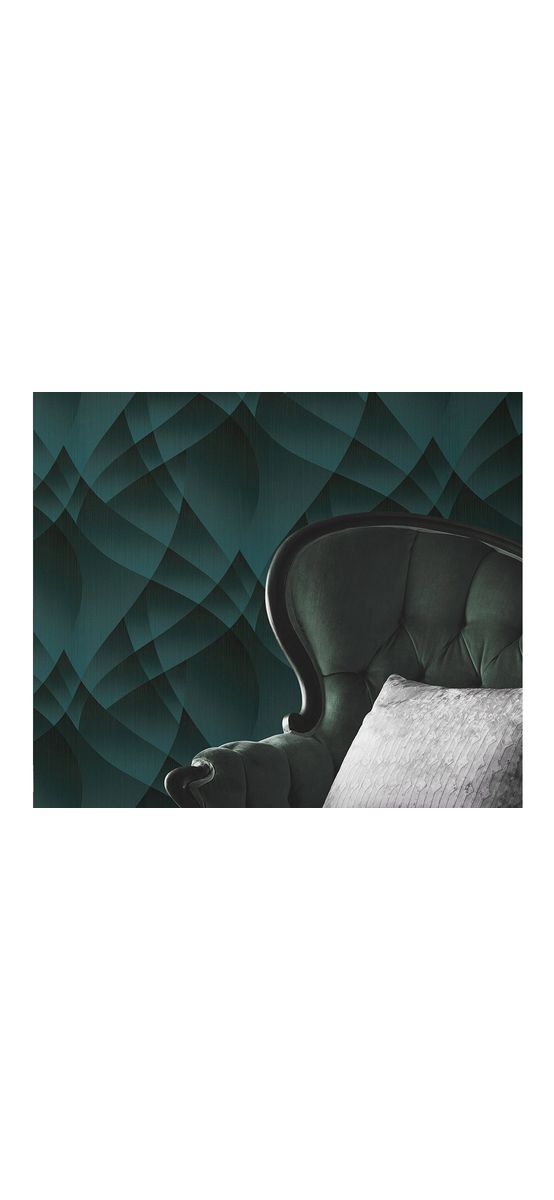 Tapet 3D model geometric verde, Erismann GMK4 1037418, vlies extralavabil