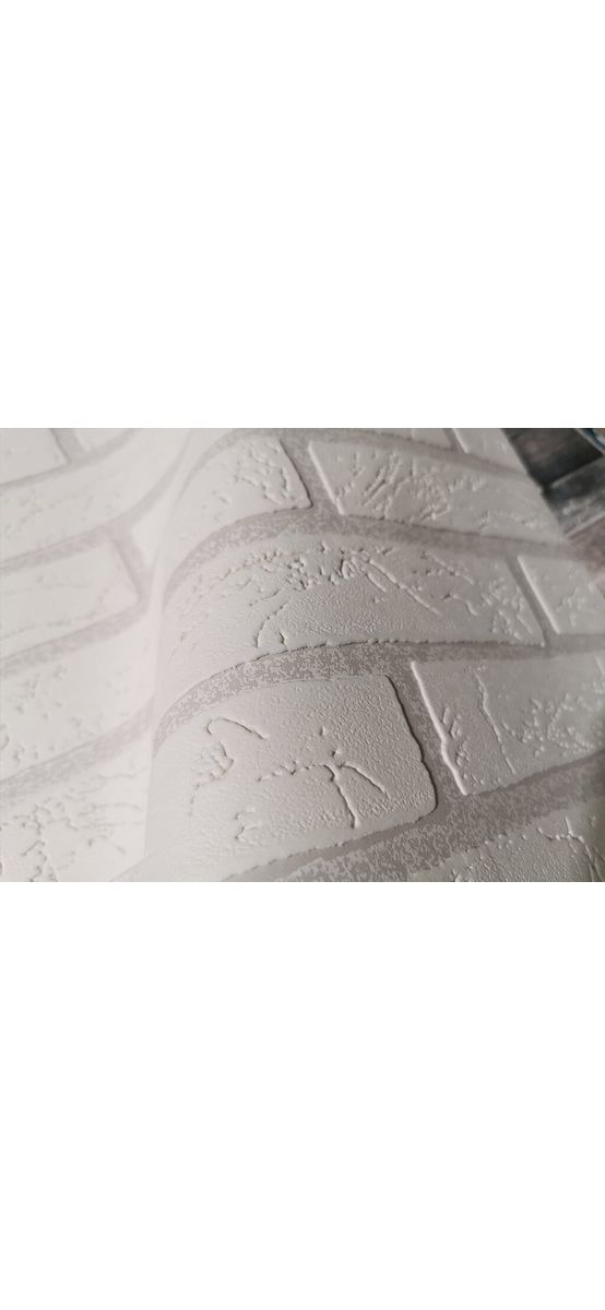 Tapet cărămidă albă, Erismann, textură embosată, Profi Selection 90443