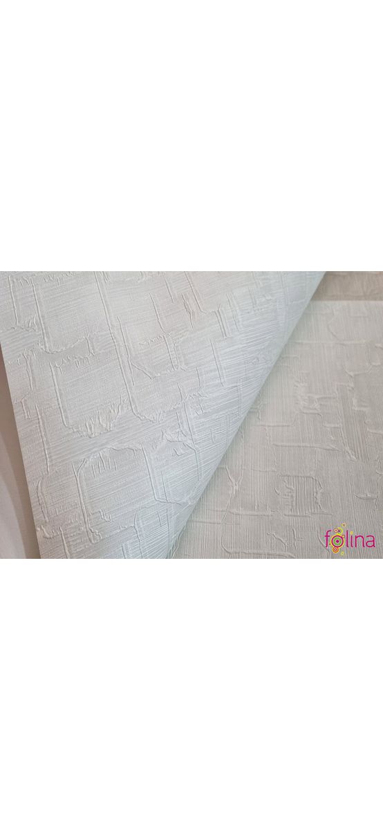 Tapet alb unt cu detalii sidefate, Erismann Casual Chic 1026001