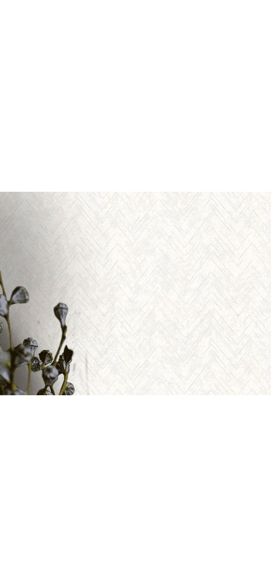 Tapet imitaţie decorativă albă cu detalii argintii, Marburg 32034