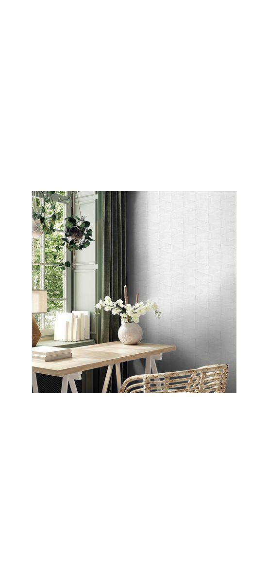 Tapet cu model geometric şi textură lemn, Marburg Travertino 33356, vlies extralavabil